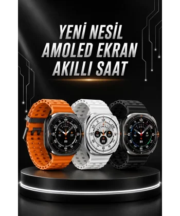 Akıllı Saat Müzik Dinleme Nabız Ölçer NFC ve GPS Uyumlu Sesli Asistan