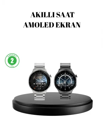 Akıllı Saat NFC – Bluetooth Arama ve Kablosuz Şarj Özellikli