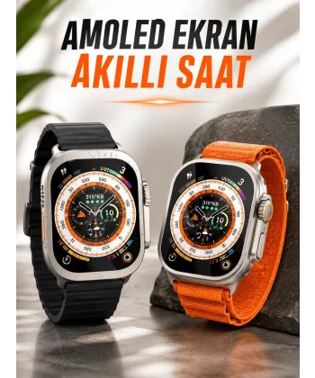 Akıllı Saat NFC ve GPS Uyumlu Uyku ve Sağlık Takibi Sesli Görüşme