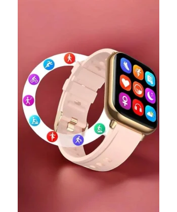 Akıllı Saat Sesli Görüşme Bildirim Görme Uyku ve Sağlık Takibi