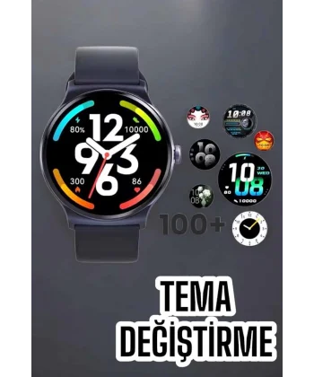 Akıllı Saat Sesli Görüşme Bluetooth Bağlantılı 3 Kordonlu