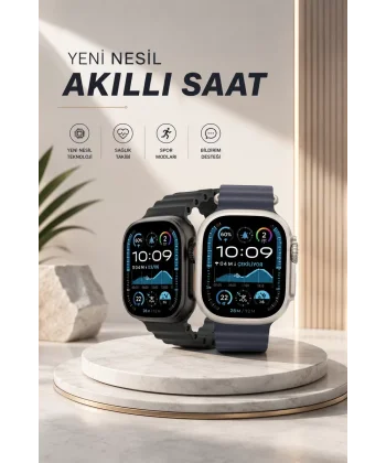 Akıllı Saat Sesli Görüşme Titreşimli GPS Bağlantısı Müzik Dinleme Sosyal Medya Bildirimleri