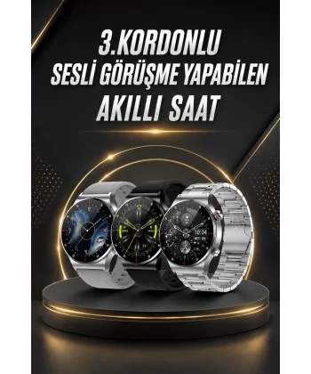 Akıllı Saat Uyku ve Sağlık Takibi NFC Uyumlu Bluetoooth Bağlantılı Android İOS Uyumlu