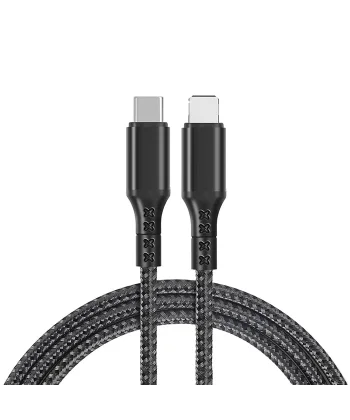 ALLY 1mt 27W Type-C To iPhone Lightning Süper Hızlı Data ve Şarj Kablosu Akım ve Isı Korumalı Halat-(5775)