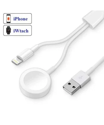 Ally 2in1 Apple Watch Şarj- İPhone Usb Şarj Kablosu-(5775)