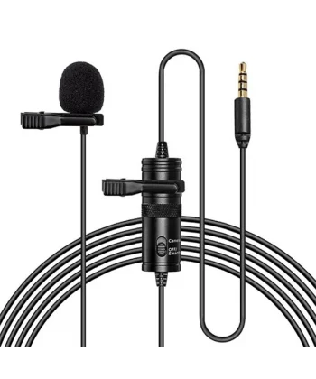 ALLY 3.5MM Universal Lavalier Kablolu Yaka Mikrofonu 6 Metre-(5775)