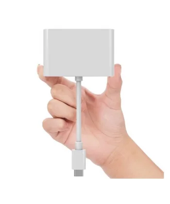 ALLY 4k Type C Hdmi Görüntü Aktarıcı 3 İn1 Şarj Usb Çıkışlı Kablo-(5775)