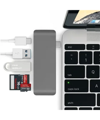 Ally 5 İn1 Usb-C Hub 3.0 Type-C Şarj Kart Reader Type-C Bütün Cihazlar İçin-(5775)