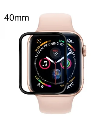 Ally Apple Watch 5-4 40mm 3D PMMA Kavisli Full Cam Ekran Koruyucu-(5775)