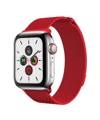 Ally Apple Watch 7-8 45mm 6-5-4 44mm Kayış Kordon Metal Milano Loop 3-2-1 42mm-(5775)