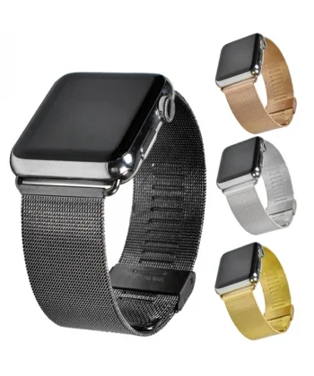 Ally Apple Watch Ultra 49mm 7-8 45mm 6-5-4 44mm Kayış Kordon Milano Metal Klasik 3-2-1 42mm-(5775)