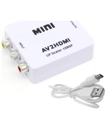 ALLY Av To HDMI Mini Switch Rca Composit Audio Video HDMI Görüntü Çevirici Full Hd ve 720P Dönüştürü-(5775)