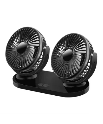 Ally Çift Başlıklı Araç Fanı Oto Fan Vantilatör R-8037-(5775)