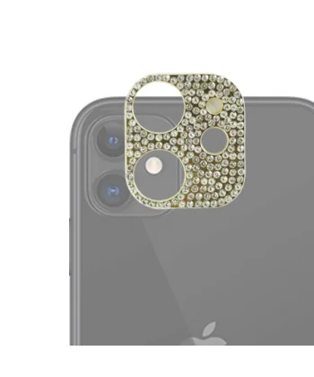 ALLY İPhone 11 Kamera Koruyucu Lens Diamond Taş İşlemeli-(5775)