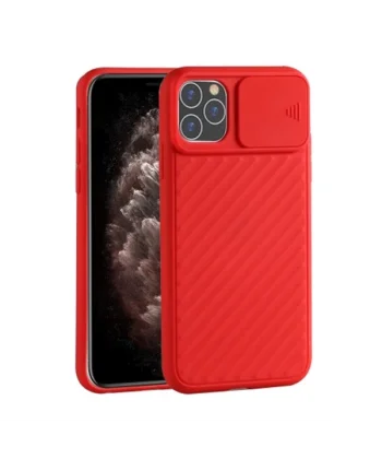 Ally İPhone 11 Pro Max 6.5 Kılıf Kamera Kapatan koruyucu Sürgülü Kılıf-(5775)