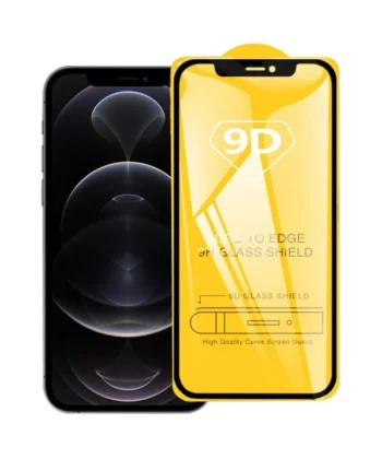 ALLY İPhone 12/12 Pro 6.1 9D Full Glue Tempered Cam Ekran Koruyucu-(5775)