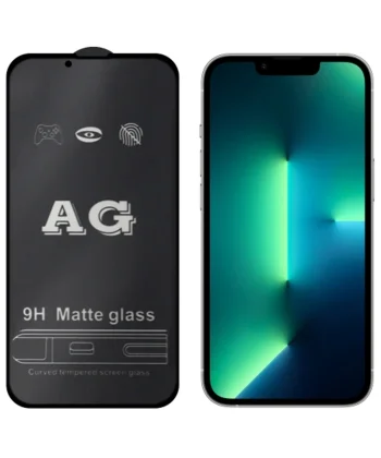 ALLY İPhone 13 Pro Max 6.7inç Full Glue Matte Tempered Cam  Ekran Koruyucu-(5775)