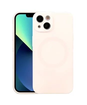 ALLY iPhone 14 Plus 6.7inç Liquid Silica Magsafe Uyumlu Silikon Kılıf-(5775)