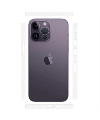 ALLY iPhone 14 Pro Hidrojel Hayalet Yan Alt Üst Kaplama Koruyucu Film-(5775)