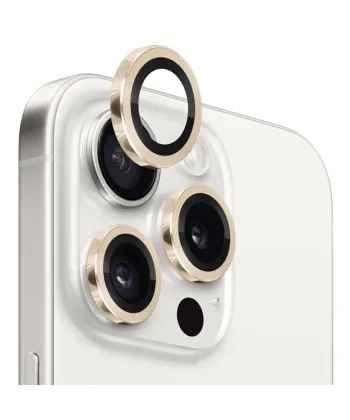 ALLY iPhone 15 Pro/15 Pro Max Kamera Lens Koruma Camı-(5775)