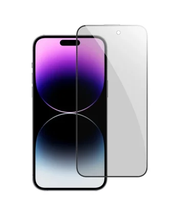 Ally iPhone 15 Pro Privacy Hayalet Full Koruma Tempered Cam Ekran Koruyucu-(5775)