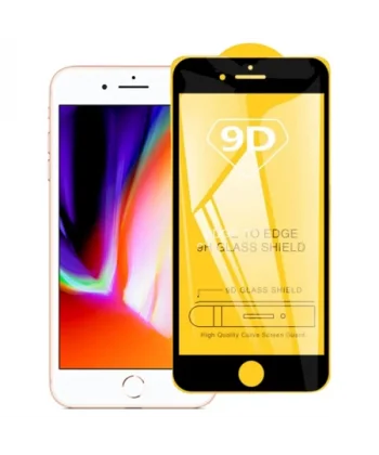 ALLY iPhone 8 Plus -7 Plus 9D Full Glue Tempered Cam Ekran Koruyucu-(5775)