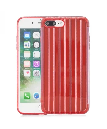 Ally iPhone 8 Plus 7Plus Trunk Lines ince Soft Silikon Kılıf-(5775)