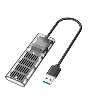 ALLY M.2 Sata USB 3.0 Gen1 SSD Harddisk Kutusu  M.2 NGFF- JMS578 Kapaklı-(5775)