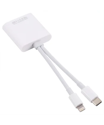 ALLY  NK-101YST PRO Type-c/Lightning to SD-TF Kart Çevirici Adaptör-(5775)