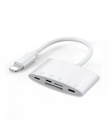 Ally NK-1040+Plus İPhone Lightning To SD/TF Card Usb Kamera Adaptörü-(5775)
