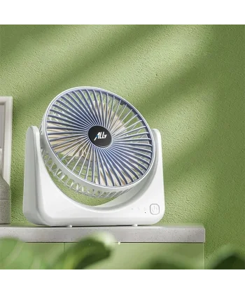 Ally S21 Şarjlı Fan Ergonomik Ev Ofis Sessiz Vantilatör-(5775)