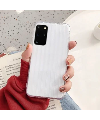 Ally Samsung Galaxy S20+ Plus Trunk Lines ince Soft Silikon Kılıf-(5775)