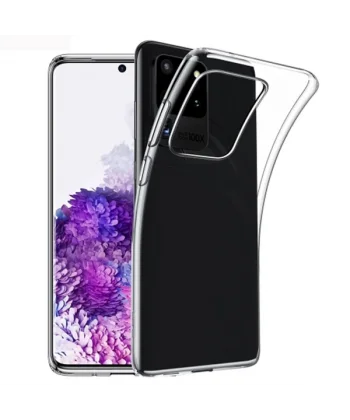 Ally Samsung Galaxy S20 Ultra Kamera Korumalı Silikon Kılıf-(5775)