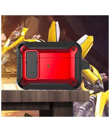 ALLY Shockproof Darbe Emici AirPods Pro Kulaklık Kılıfı-(5775)