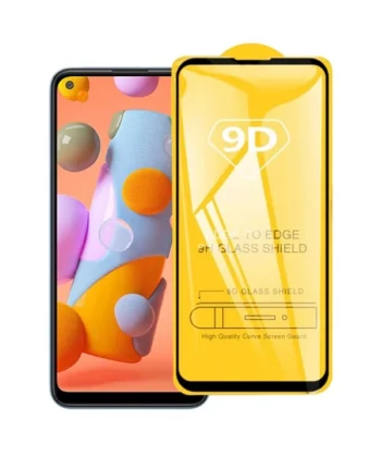 ALLY SM Galaxy A11 9D Full Glue Tempered Cam Ekran Koruyucu-(5775)