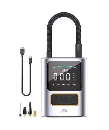 ALLY ST-5528 Dijital Basınç Göstergeli Oto Lastik Şişirme Pompası Hava Kompresörü-(5775)