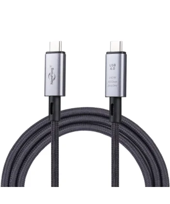 Ally USB 4.0 240W Type-C to Type-C 8K Görüntü-Data ve Ultra Hızlı Şarj Kablosu 1 Metre-(5775)
