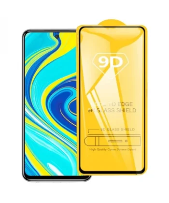 ALLY Xiaomi Redmi Note 9 9D Full Glue Tempered Cam Ekran Koruyucu-(5775)