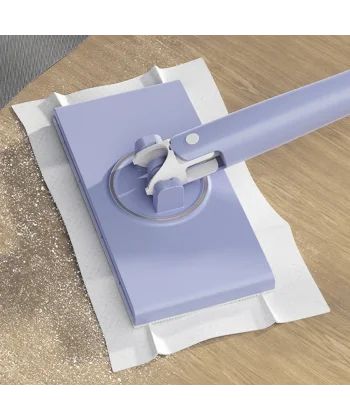 Ally Yüzey Temizlik Havlusu Kullan At Temizlik Bezi için Küçük Otomatik Mini Mop - 4Adet Bez Hediye-(5775)