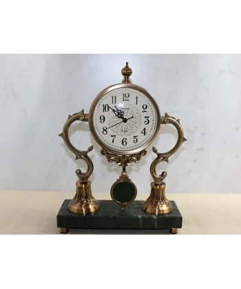 Altı Mermer Sarkaşlı Masa Üstü Saat Alk4321