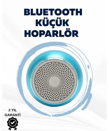 Alüminyum Gövdeli Mini Bluetooth Hoparlör – Dayanıklı ve Şık Tasarım