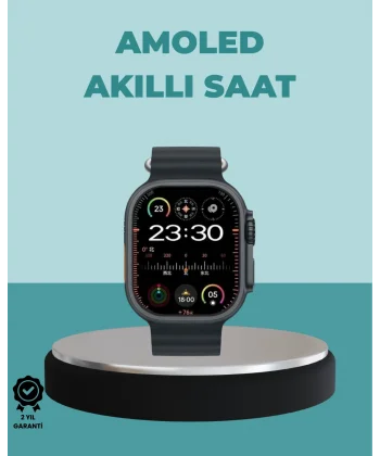 AMOLED Akıllı Saat 49mm Bluetooth Arama Spor ve Sağlık