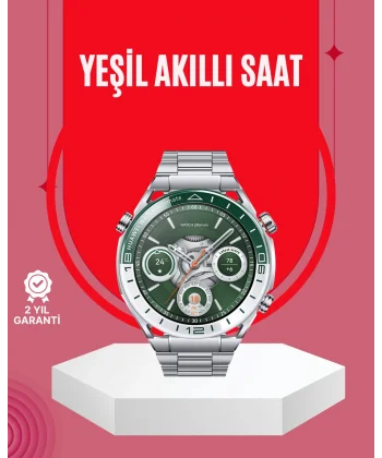 Amoled Smartwatch Harita Modlu Bluetooth Aramalı 3 Değiştirilebilir Kayışlı