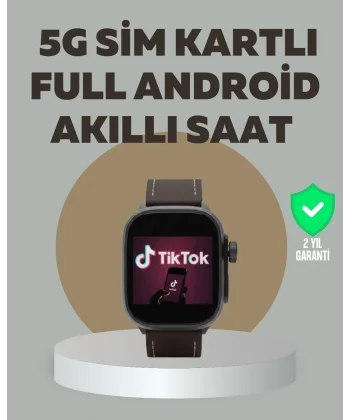 Android Akıllı Saat 5G Destekli Uygulama İndirme