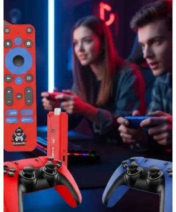 Android Game Stick 10K HD 64GB Çift Kollu TV Oyun Konsolu