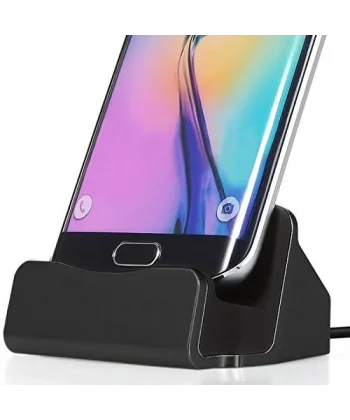 Android Micro Usb Şarj 2in1 Standlı Usb Dock-(5775)