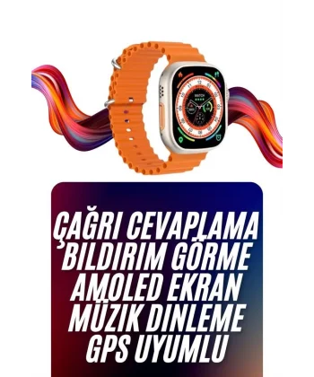 Android ve İOS Uyumlu Uyku ve Sağlık Takibi Yapabilen 3 Kordonlu Akıllı Saat