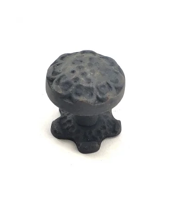 Antika Tarz Dekoratif Pirinç Anıt Mobilya, Çekmece Düğme - 25 Mm, Oksit