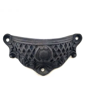 Antika Tarz Dekoratif Pirinç Anıt Tas Mobilya, Çekmece Kulbu - 48x90 Mm, Oksit