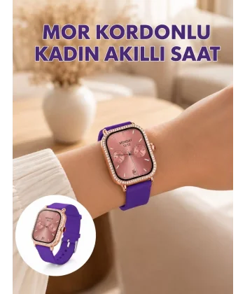 Arama Özellikli Dokunmatik Ekranlı Kadın Akıllı Saat
